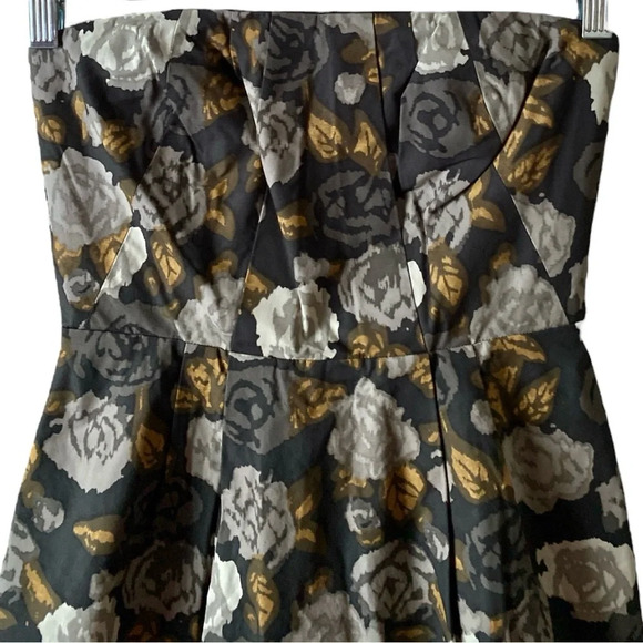 J CREW Strapless Cocktail Dress Party Marielle Dress in Solstice Floral Size 00 - Picture 7 of 11